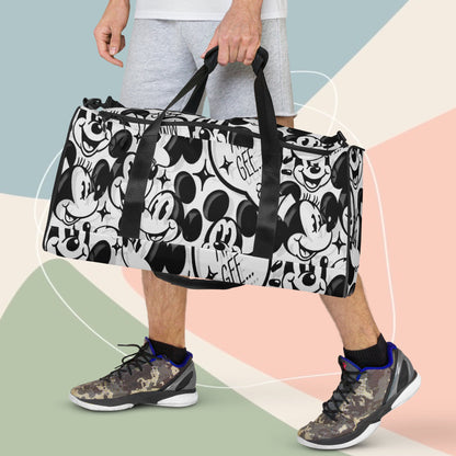 Designer Mickey-Mouse and Minnie-Mouse Duffle Bag | Limited Edition Design