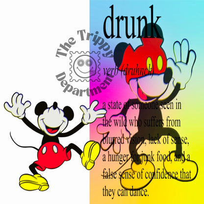 Designer Mickey-Mouse Athletic T-Shirt | Available in Multiple Colors | Design on Front & Back