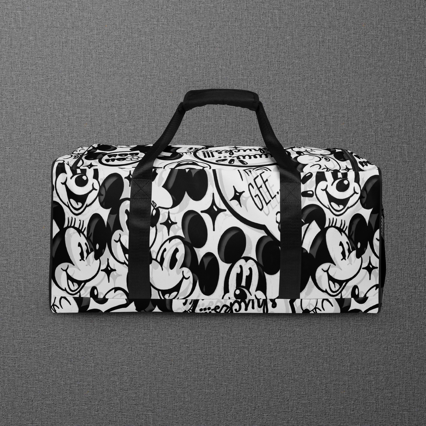 Designer Mickey-Mouse and Minnie-Mouse Duffle Bag | Limited Edition Design