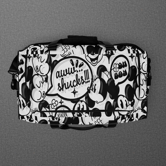 Designer Mickey-Mouse and Minnie-Mouse Duffle Bag | Limited Edition Design