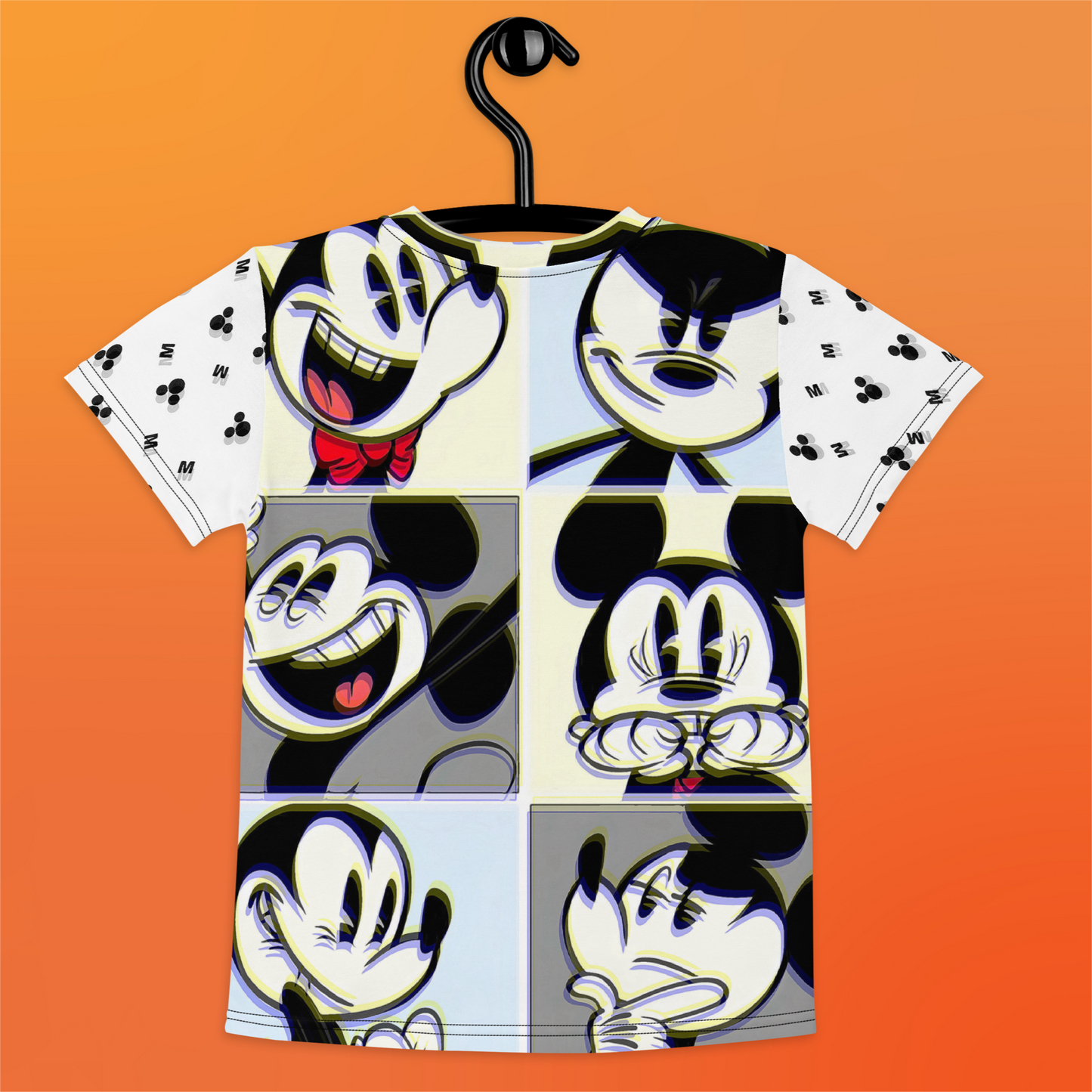 Designer Mickey-Mouse Kid's Crew Neck T-Shirt