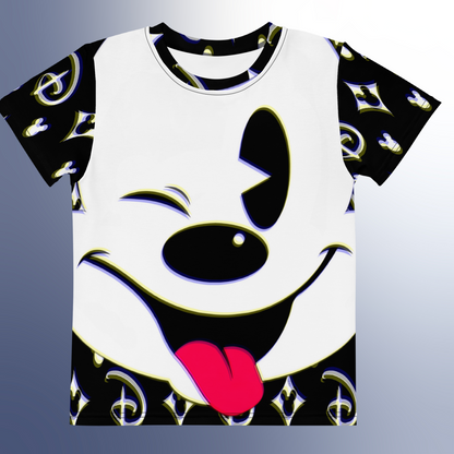 Designer Mickey-Mouse Kid's Crew Neck T-Shirt