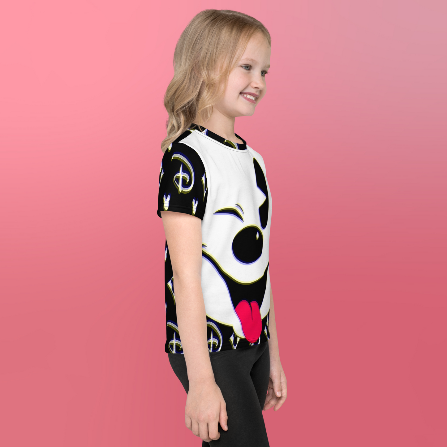 Designer Mickey-Mouse Kid's Crew Neck T-Shirt