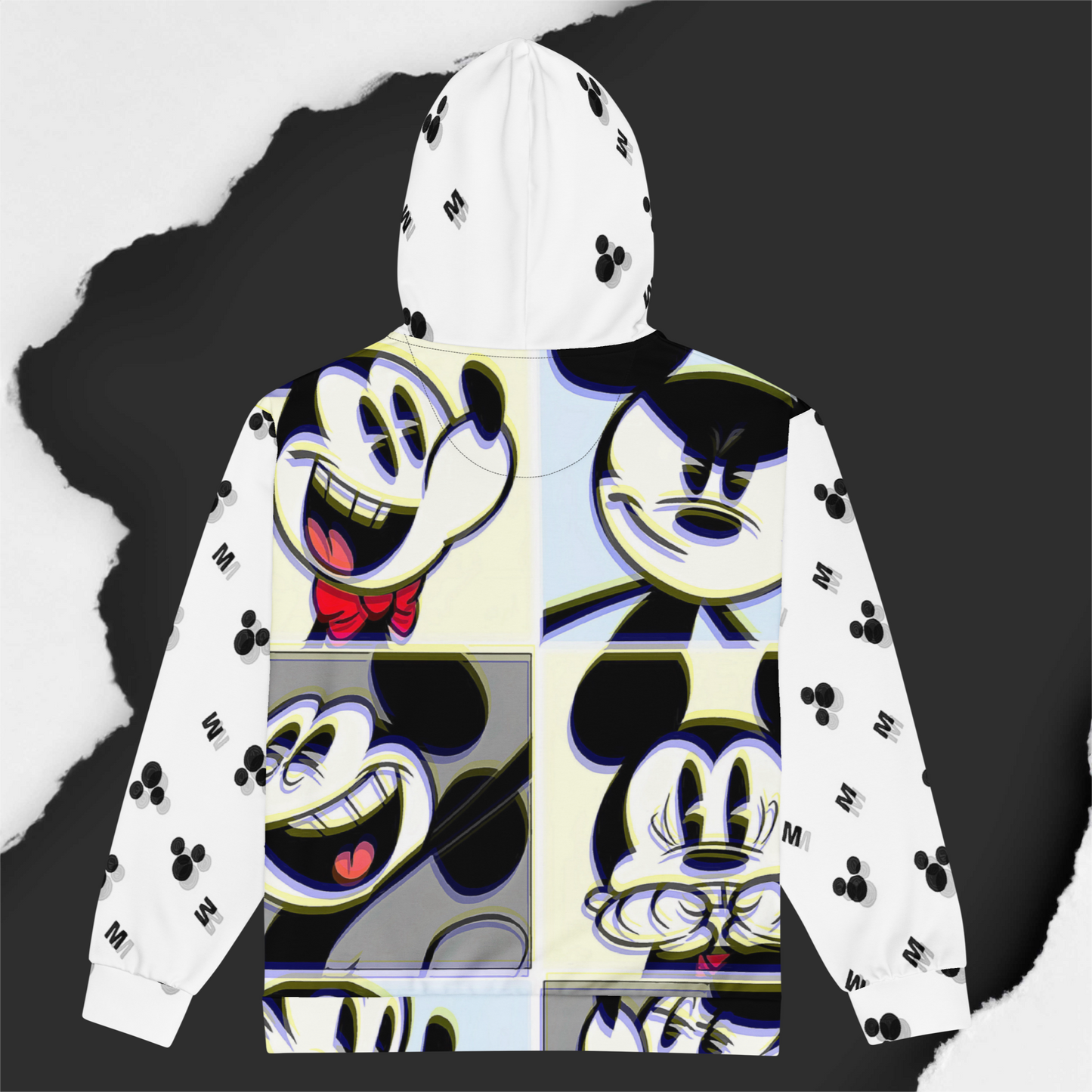 Mickey-Mouse and Minnie-Mouse Designer Zip Hoodie | Eco-Friendly