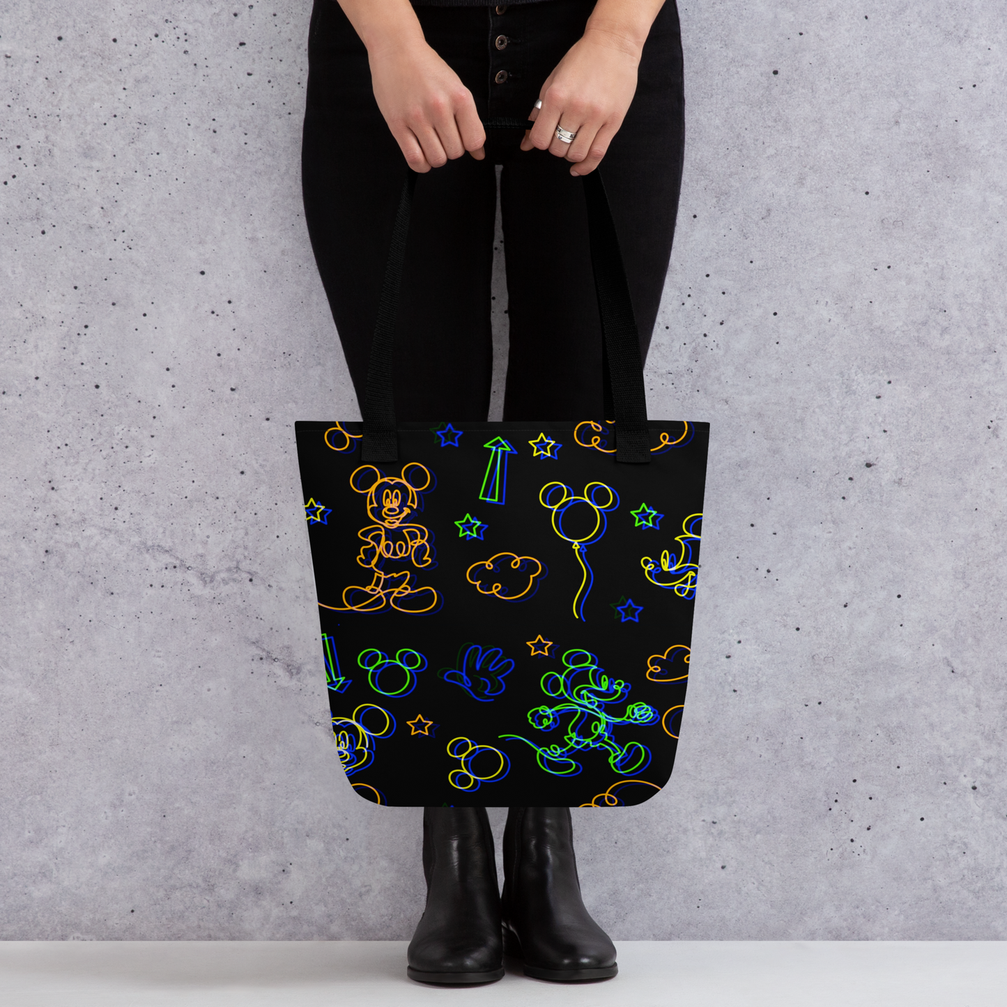 Designer Mickey-Mouse Tote Bag | Available in Multiple Colors