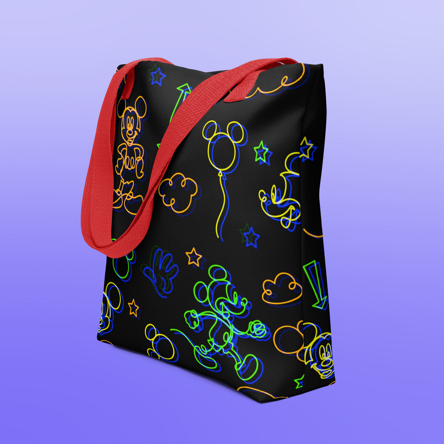 Designer Mickey-Mouse Tote Bag | Available in Multiple Colors