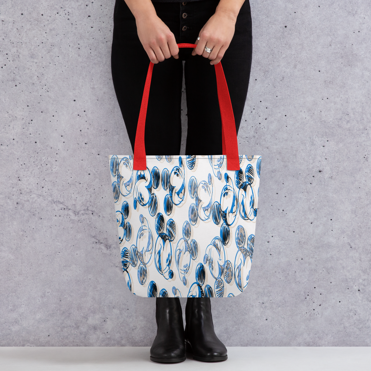 Designer Mickey-Mouse Tote Bag | Available in Multiple Colors