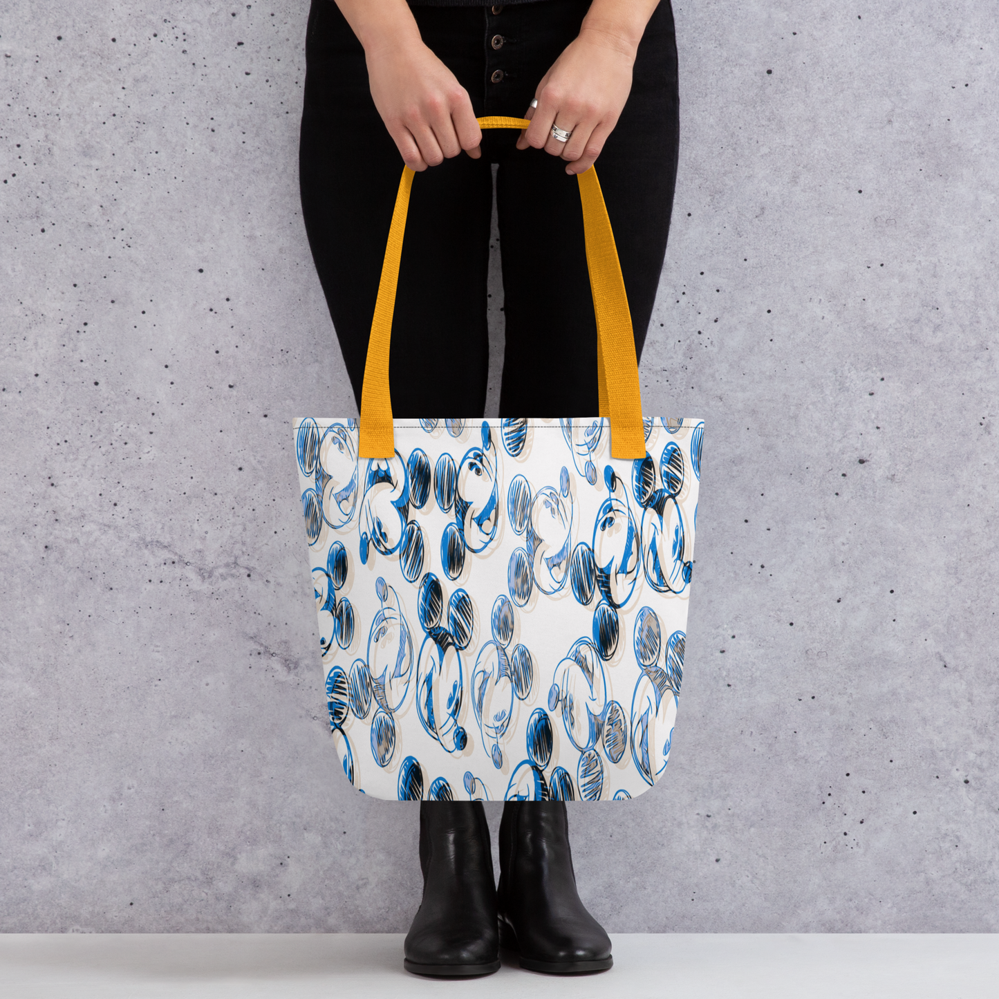 Designer Mickey-Mouse Tote Bag | Available in Multiple Colors