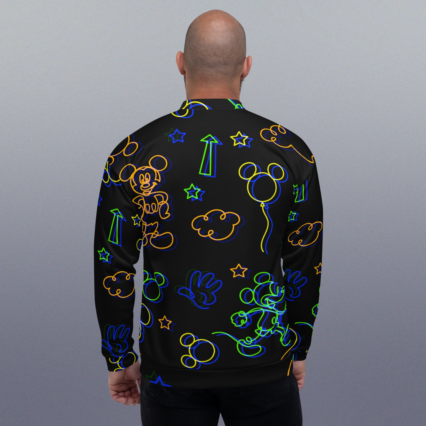 Designer Mickey-Mouse Bomber Jacket | Unisex