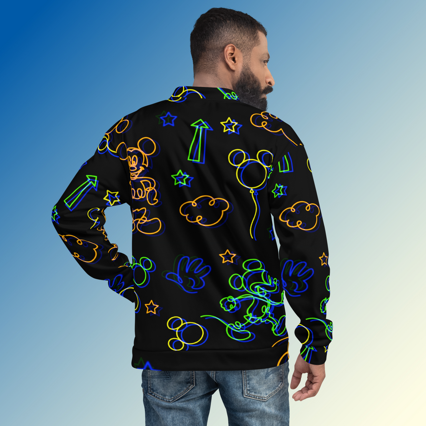 Designer Mickey-Mouse Bomber Jacket | Unisex