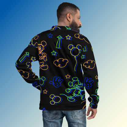 Designer Mickey-Mouse Bomber Jacket | Unisex