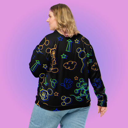 Designer Mickey-Mouse Bomber Jacket | Unisex