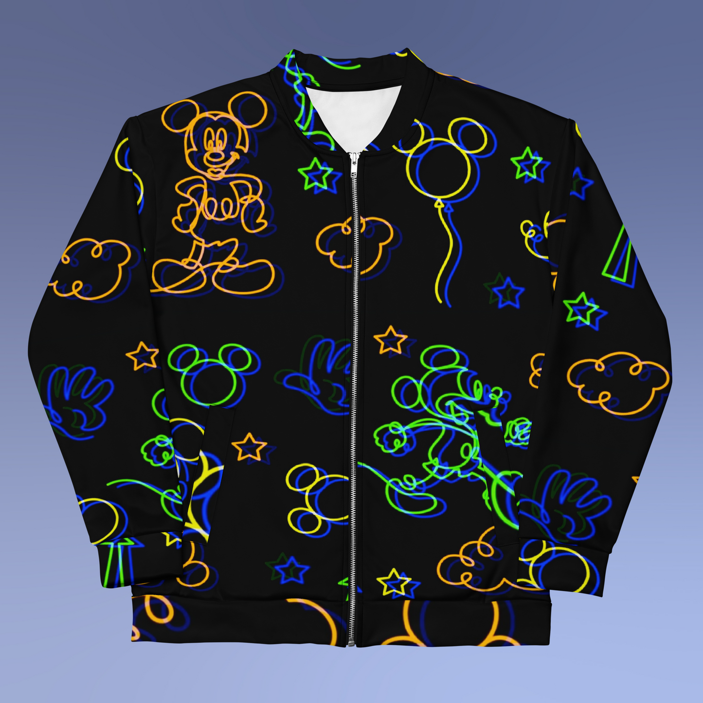 Designer Mickey-Mouse Bomber Jacket | Unisex