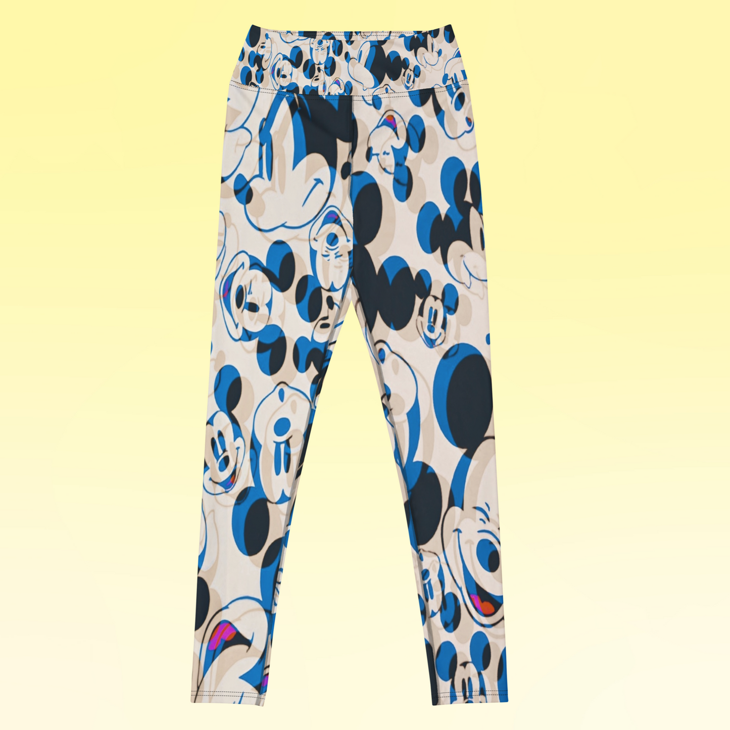 Designer Mickey-Mouse Yoga Leggings