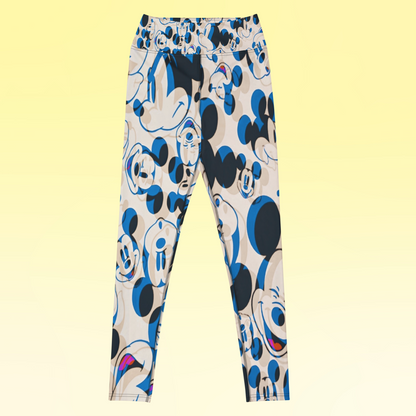 Designer Mickey-Mouse Yoga Leggings