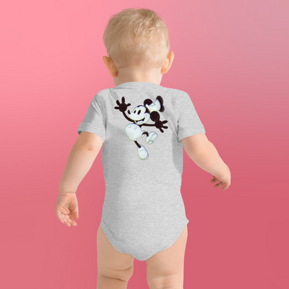 Designer Mickey-Mouse Baby Short Sleeve One Piece | Available in Multiple Colors | Design on Front & Back