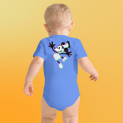 Designer 3D Mickey-Mouse Baby Short Sleeve One Piece | Available in Multiple Colors | Design on Front & Back