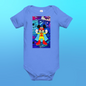 Designer Mickey-Mouse Baby Short Sleeve One Piece | Available in Multiple Colors | Design on Front & Back