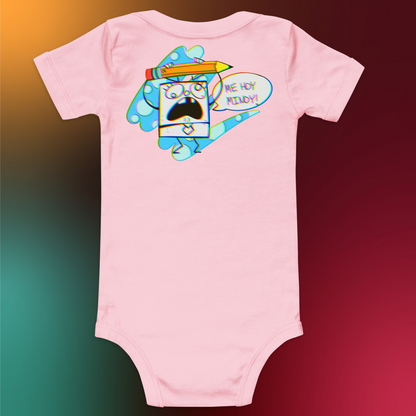 Designer Mickey-Mouse and Doodlebob Baby Short Sleeve One Piece | Available in Multiple Colors | Design on Front & Back