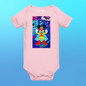 Designer Mickey-Mouse Baby Short Sleeve One Piece | Available in Multiple Colors | Design on Front & Back