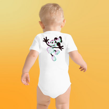 Designer 3D Mickey-Mouse Baby Short Sleeve One Piece | Available in Multiple Colors | Design on Front & Back