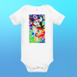 Designer Mickey-Mouse Baby Short Sleeve One Piece | Available in Multiple Colors | Design on Front & Back