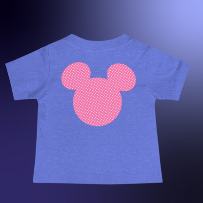 Designer Minnie-Mouse Baby Jersey Short Sleeve Tee | Available in Multiple Colors | Design on Front & Back