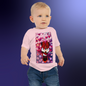 Designer Minnie-Mouse Baby Jersey Short Sleeve Tee | Available in Multiple Colors | Design on Front & Back