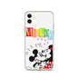 Designer Mickey-Mouse and Minnie-Mouse iPhone® Clear Case | Available for most iPhone® models | Wireless Charging Compatible