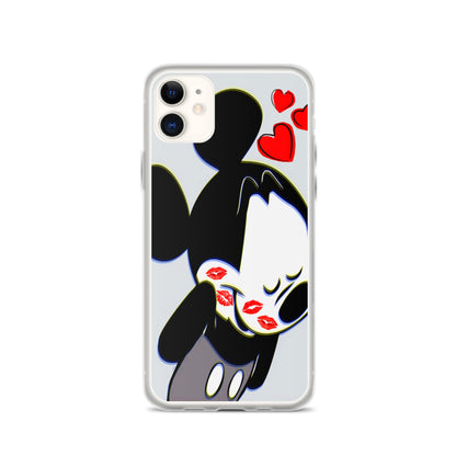 Designer Mickey-Mouse iPhone® Clear Case | Available for most iPhone® models | Wireless Charging Compatible