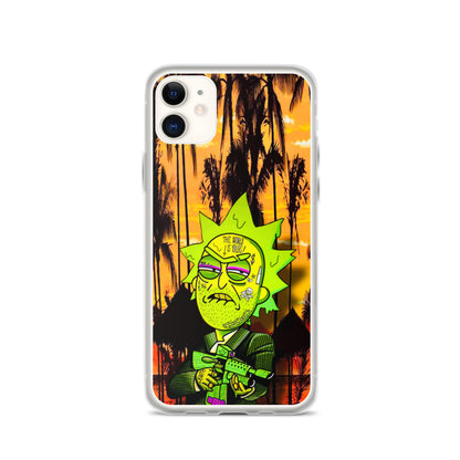 Designer Rick and Morty iPhone® Clear Case | Available for most iPhone® models | Wireless Charging Compatible