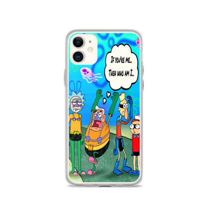 Designer Rick and Morty iPhone® Clear Case | Available for most iPhone® models | Wireless Charging Compatible