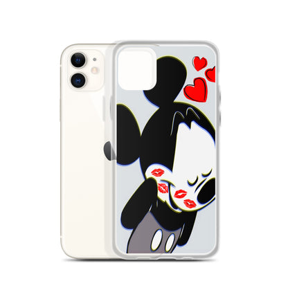 Designer Mickey-Mouse iPhone® Clear Case | Available for most iPhone® models | Wireless Charging Compatible