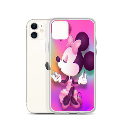 Designer Minnie-Mouse iPhone® Clear Case | Available for most iPhone® models | Wireless Charging Compatible