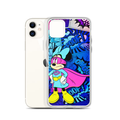 Designer Minnie-Mouse iPhone® Clear Case | Available for most iPhone® models | Wireless Charging Compatible