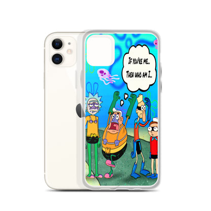 Designer Rick and Morty iPhone® Clear Case | Available for most iPhone® models | Wireless Charging Compatible