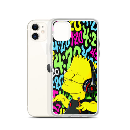 Designer The Simpsons iPhone® Clear Case | Available for most iPhone® models | Wireless Charging Compatible