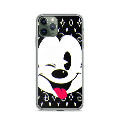 Designer Mickey-Mouse iPhone® Clear Case | Available for most iPhone® models | Wireless Charging Compatible