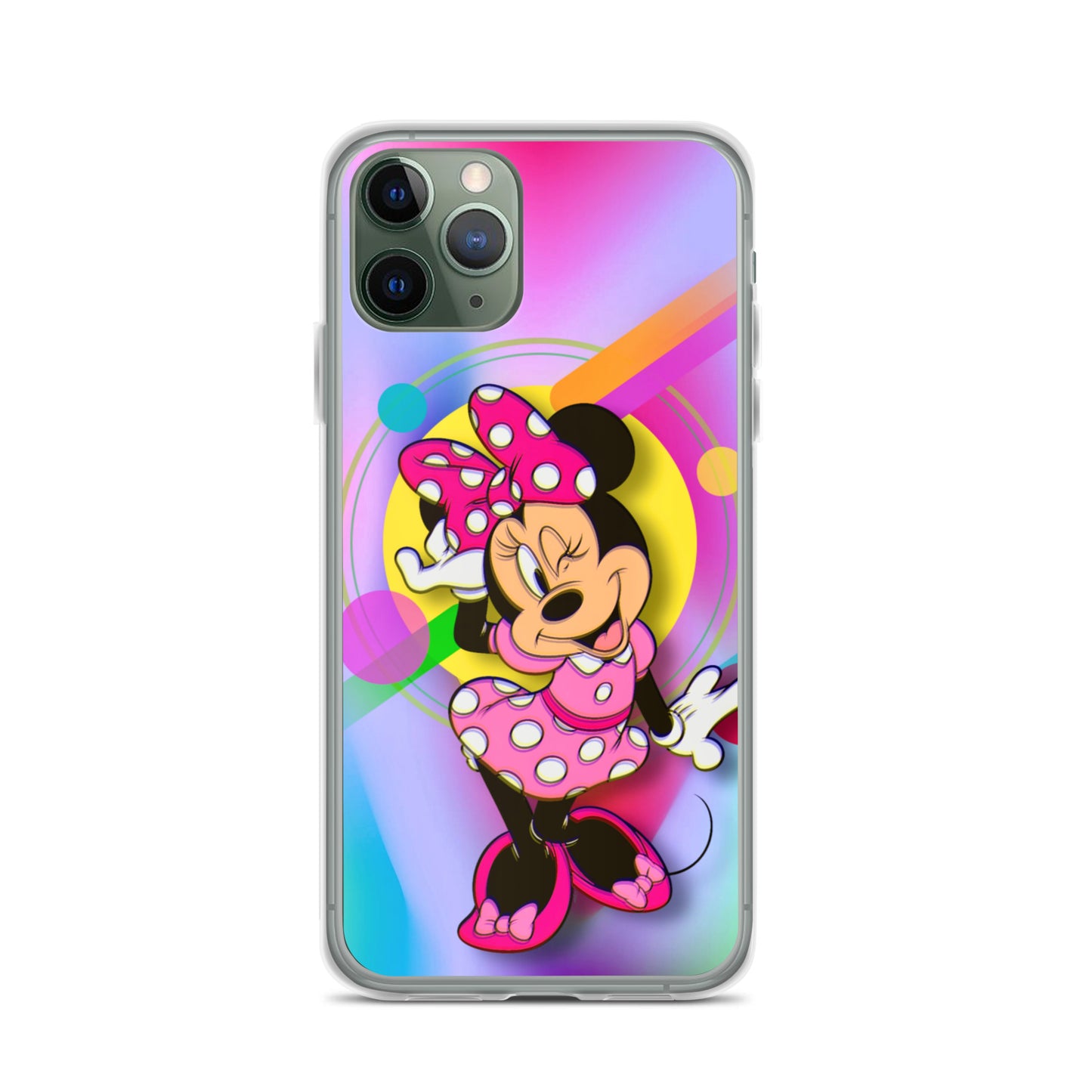 Designer Minnie-Mouse iPhone® Clear Case | Available for most iPhone® models | Wireless Charging Compatible