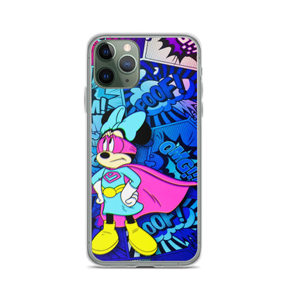 Designer Minnie-Mouse iPhone® Clear Case | Available for most iPhone® models | Wireless Charging Compatible