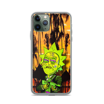 Designer Rick and Morty iPhone® Clear Case | Available for most iPhone® models | Wireless Charging Compatible