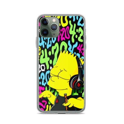 Designer The Simpsons iPhone® Clear Case | Available for most iPhone® models | Wireless Charging Compatible