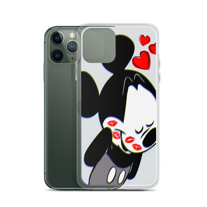 Designer Mickey-Mouse iPhone® Clear Case | Available for most iPhone® models | Wireless Charging Compatible