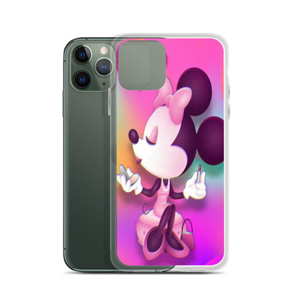 Designer Minnie-Mouse iPhone® Clear Case | Available for most iPhone® models | Wireless Charging Compatible