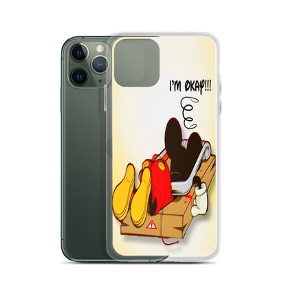 Designer Mickey-Mouse iPhone® Clear Case | Available for most iPhone® models | Wireless Charging Compatible