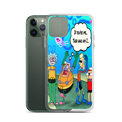 Designer Rick and Morty iPhone® Clear Case | Available for most iPhone® models | Wireless Charging Compatible