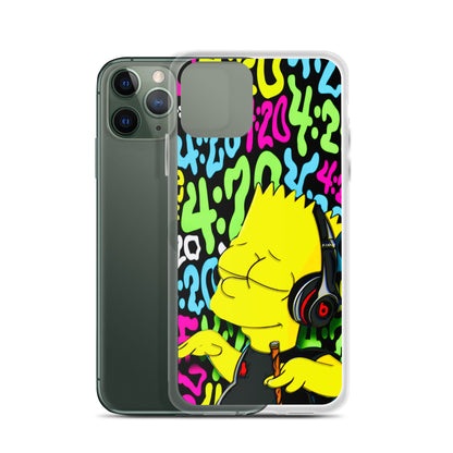 Designer The Simpsons iPhone® Clear Case | Available for most iPhone® models | Wireless Charging Compatible