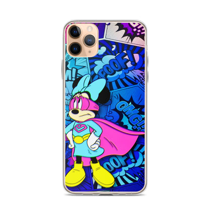 Designer Minnie-Mouse iPhone® Clear Case | Available for most iPhone® models | Wireless Charging Compatible