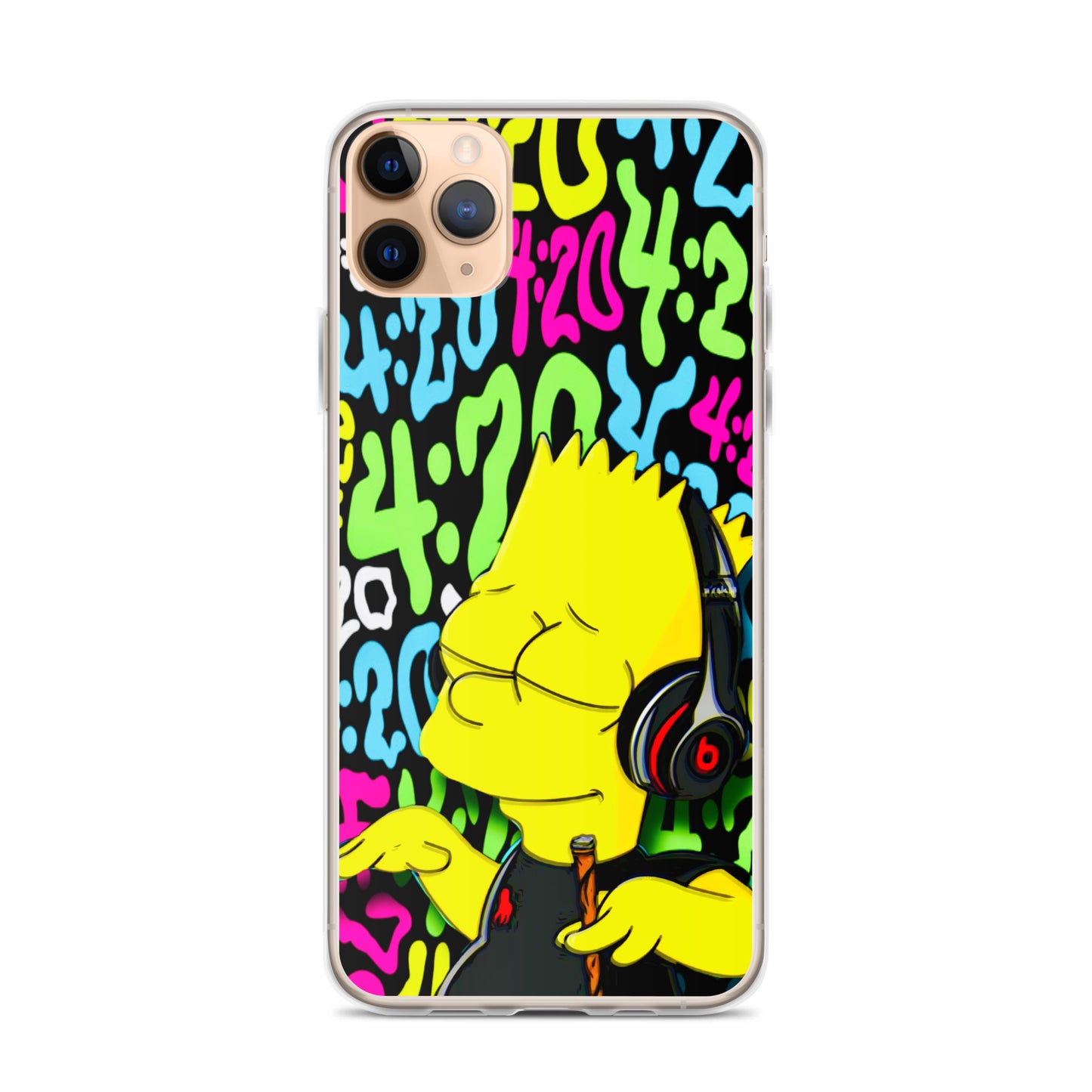 Designer The Simpsons iPhone® Clear Case | Available for most iPhone® models | Wireless Charging Compatible