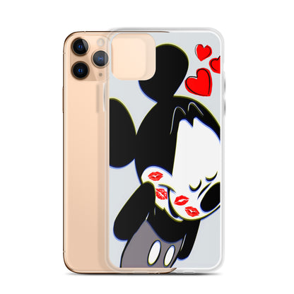 Designer Mickey-Mouse iPhone® Clear Case | Available for most iPhone® models | Wireless Charging Compatible